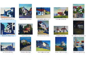 Laendliche Gegend Gebaeude