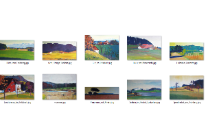 Laendliche Gegend Wiesen