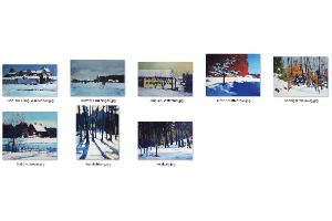 Laendliche Gegend Winter