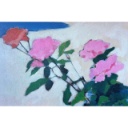 Abstrakt Stil Leben 007 Rosenstrauss 90x60cm